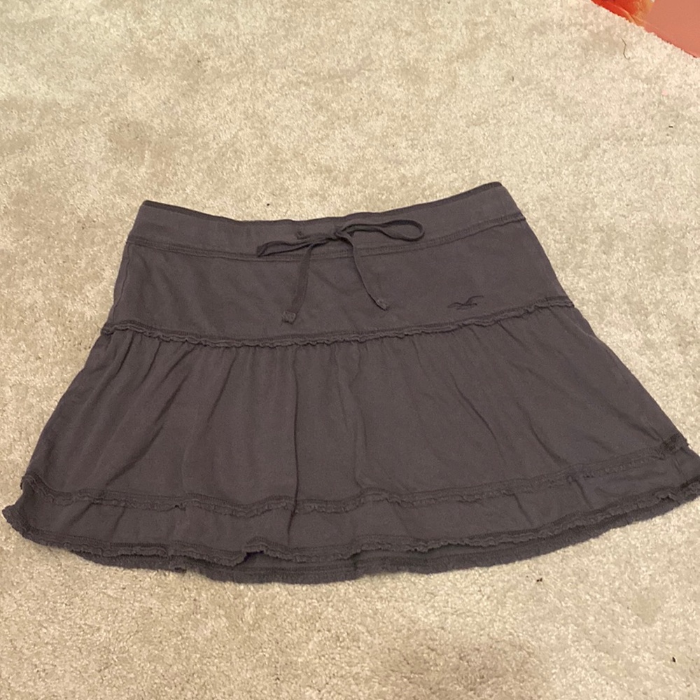 Hollister Gray Short Skirt